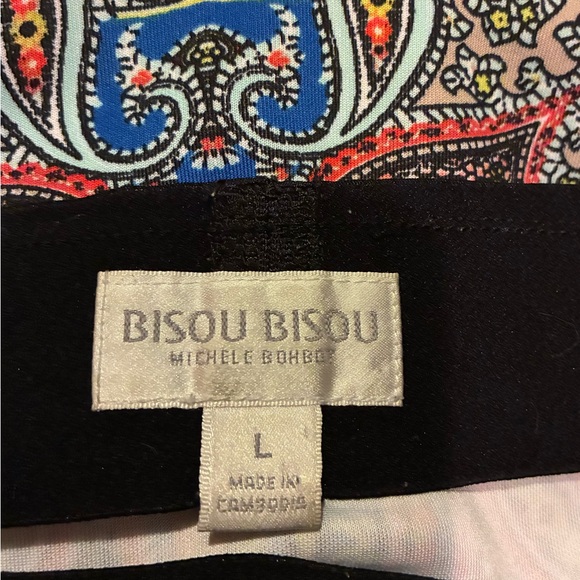 Bisou Bisou Size Large L Pencil Skirt Y2K Stretchy 
Michelle Bohbot Fitted - Picture 5 of 7